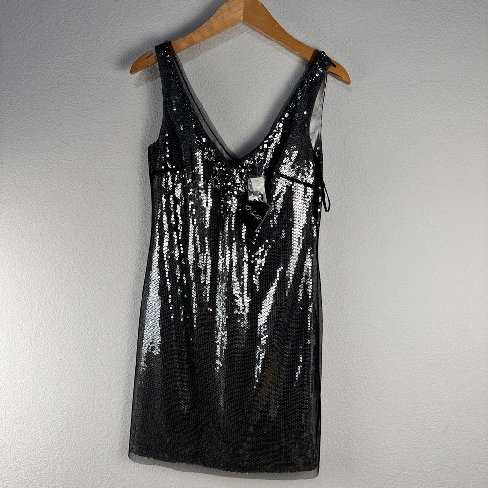 White House Black Market Sequin Dress Sz 2
